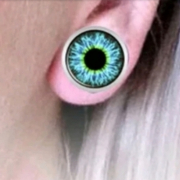 👁‍🗨 Blue Eye Ear Plug - Picture 7 of 7